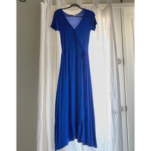 Royal Blue Wrap Dress